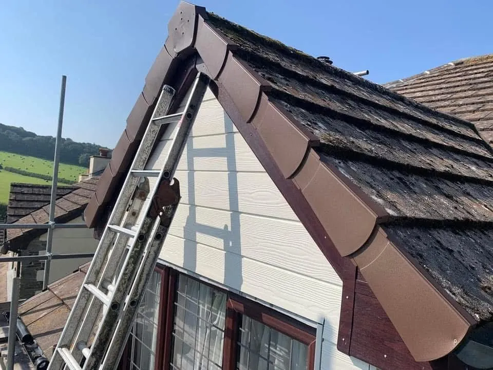 New fascias, bargeboards and guttering in Gorran Haven